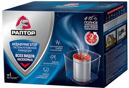 Aquafumigator Raptor لتدمير البق والصراصير