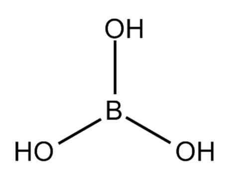 Asid borik: formula kimia (H3BO3)