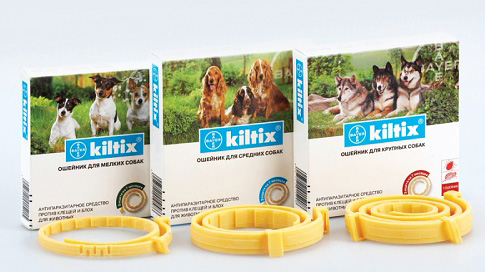 أطواق البراغيث Kiltix للكلاب