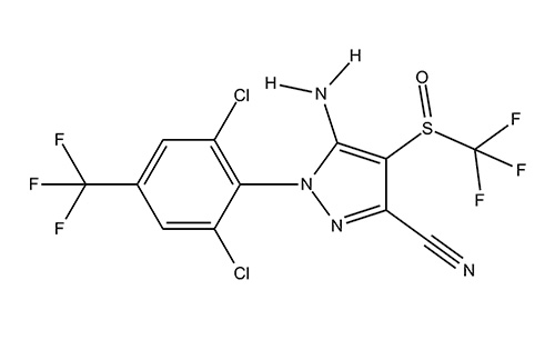 Fipronil insektisida - formula kimia