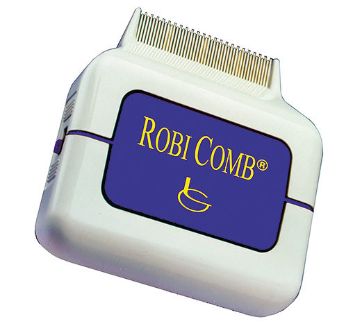 في الصورة - مشط القمل الكهربائي Robi Comb