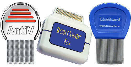 Sisir paling popular untuk menyikat kutu dan telur kutu - AntiV, LiceGuard, Robi Comb