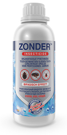 Apabila bekerja dengan mana-mana agen insektisida, termasuk Zonder, beberapa berhati-hati harus diperhatikan.