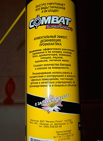 Aerosol penghalau serangga Combat SuperSpray