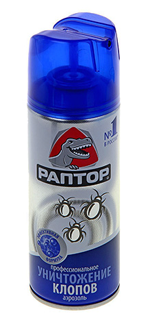 Aerosol Raptor untuk pemusnahan bedbugs