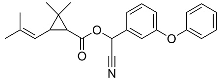 Cyfenotrin: formula kimia