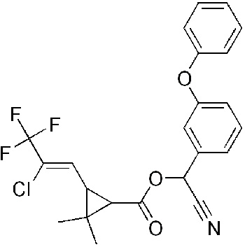 Lambda-cyhalothrin هو العنصر النشط في Gladiator.